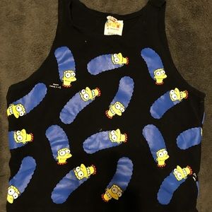 Marge Simpson crop top
